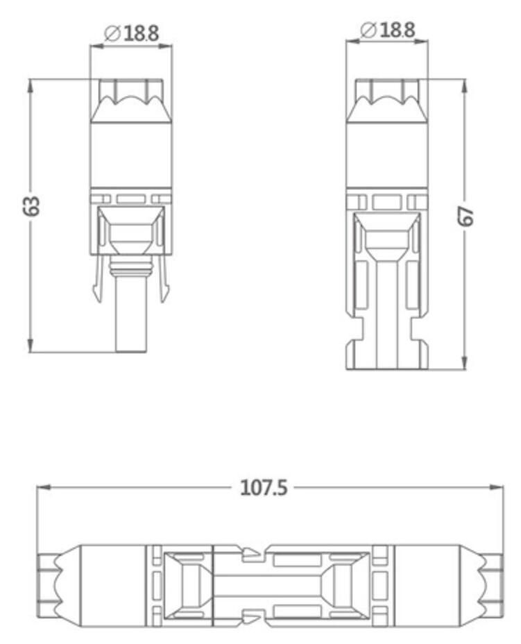 GZX - PV-GZX1500 Kabelkontakt-kit 20 + 20 st.