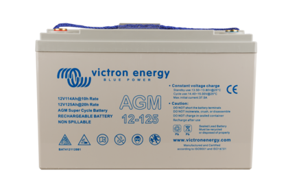 Victron - 12V/125Ah AGM Super Cycle Batt. (M8)