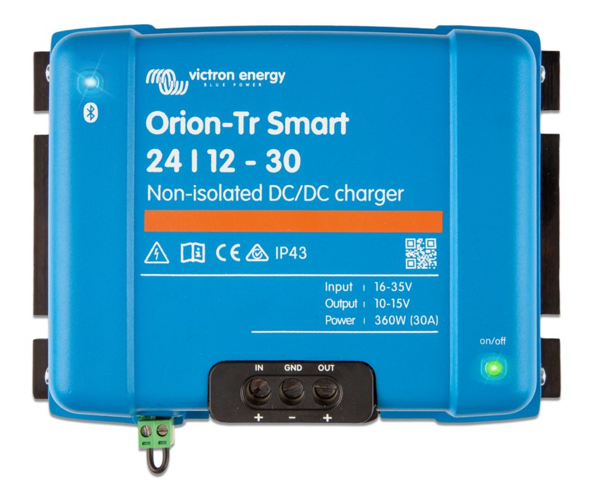 Victron - Orion-Tr Smart 12/12-30A (360W) Non-isolated DC-DC charger